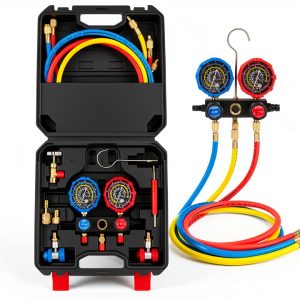 AJulyBee AC Manifold Gauge Set Brass Fittings-0