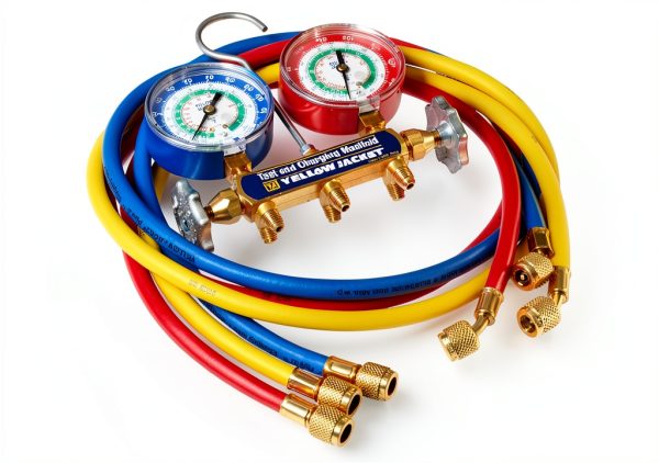 Yellow Jacket Brass Air Conditioning Manifold-0