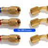 Orizizhic Air Conditioning Manifold Gauge Brass Set-4