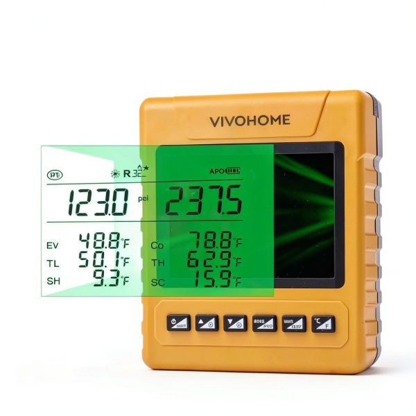 VIVOHOME Digital Refrigerant Gauge Set-3
