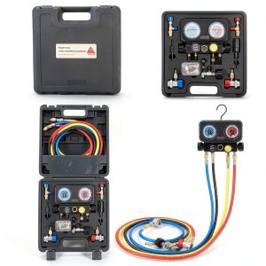 Wells R134A Air Conditioning Manifold Gauge Kit-0