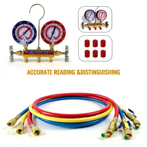 Drako-Myxx 42201 HVAC Manifold Gauge Set-5