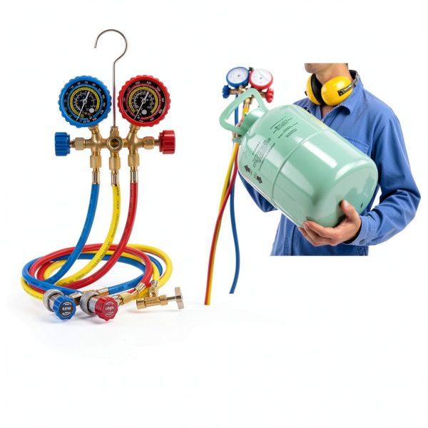 Wisscool R134a R12 R22 R502 AC Gauge Set-1