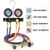 HVAC Gauge Set Lichamp Aluminum Brass 4 Valve-2