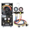 HVAC Gauge Set Lichamp Aluminum Brass 4 Valve-0