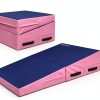 Matladin Gymnastics Tumbling Mat Purple Pink-3