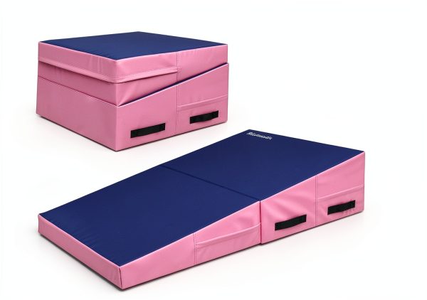 Matladin Gymnastics Tumbling Mat Purple Pink-3