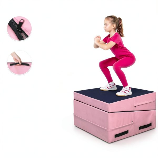Matladin Gymnastics Tumbling Mat Purple Pink-2