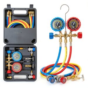 Wisscool R134a R12 R22 R502 AC Gauge Set-0