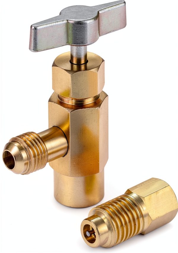 Aupoko R134A Self-Sealing Can Tap Brass-0