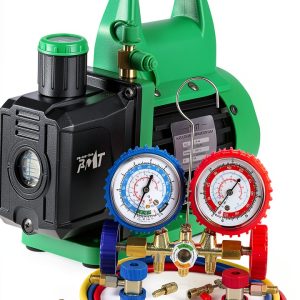 PB Motor Tech Vacuum Manifold Brass Gauge 4.5CFM-0