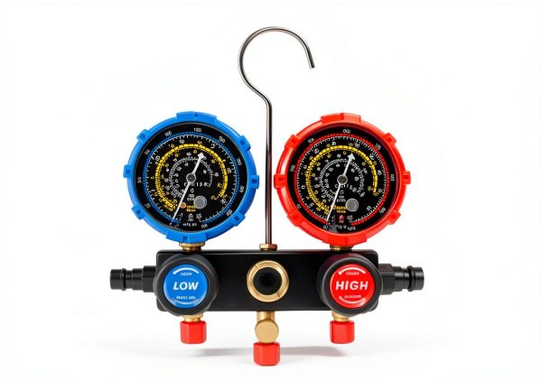 AJulyBee AC Manifold Gauge Set Brass Fittings-1