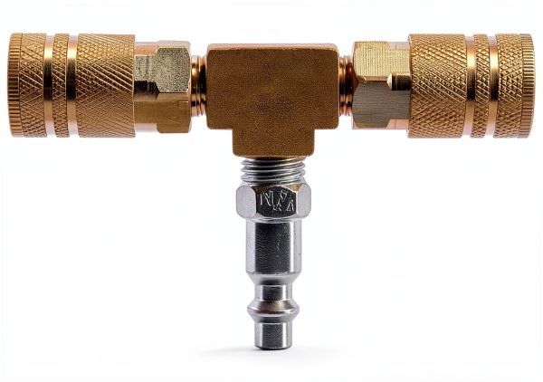 Primefit 0.25 Inch Brass Couplers Manifold-0