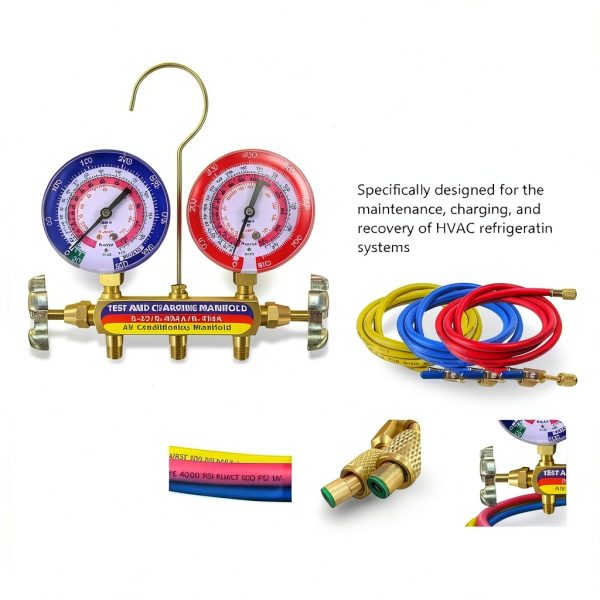 Drako-Myxx 42201 HVAC Manifold Gauge Set-1