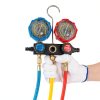 AJulyBee AC Manifold Gauge Set Brass Fittings-5
