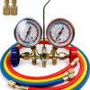 Orizizhic Air Conditioning Manifold Gauge Brass Set-0
