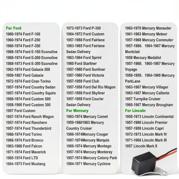 Ussuray 1281 Ignition Conversion Kit for Ford V8-2