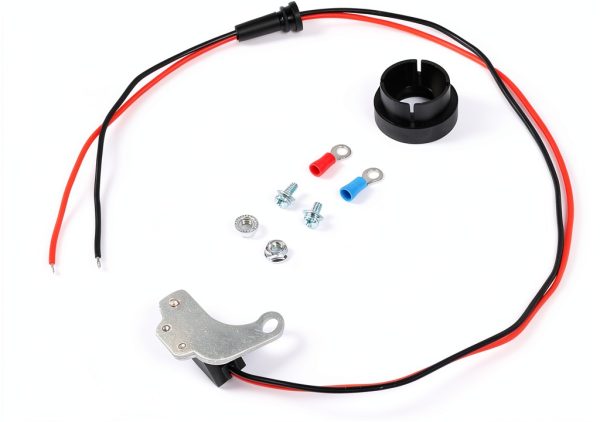 Ignition Conversion Kit Kessocco 1281 Points-to-Electronic Chrome-0