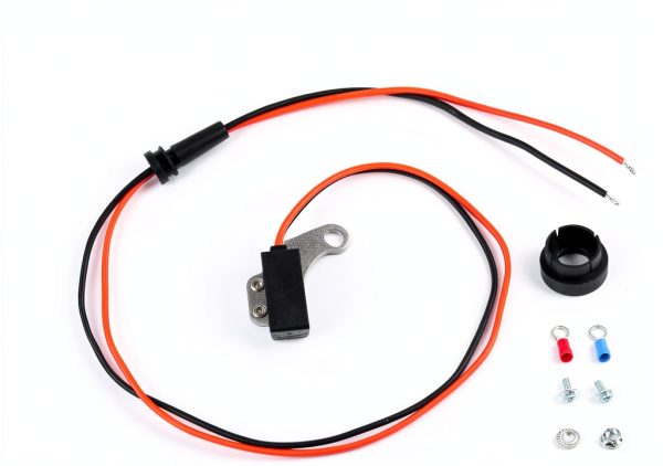 Ignition Conversion Kit Kessocco 1281 Points-to-Electronic Chrome-2