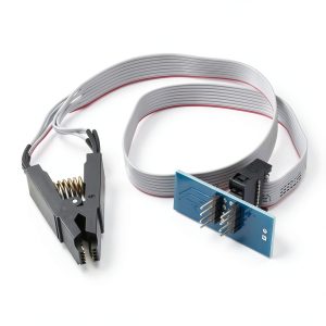SOIC8 SOP8 Test Clamp Flash Chip Test Clip Data Synchronization Cables Detachable Chip Holder Adapter Board Dupont Cable-0
