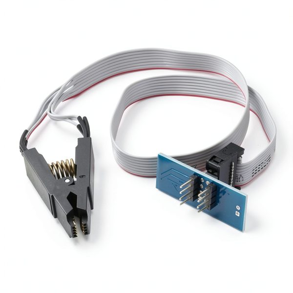 SOIC8 SOP8 Test Clamp Flash Chip Test Clip Data Synchronization Cables Detachable Chip Holder Adapter Board Dupont Cable-0