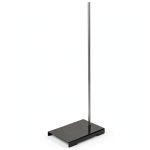 United Scientific™ Lab Stand - Chemistry Lab Equipment - Base: 9" x 6", Assembled Rod: 24" L x 12mm Dia - Heavy Duty Corrosion Resistant Steel, Support Stand-0