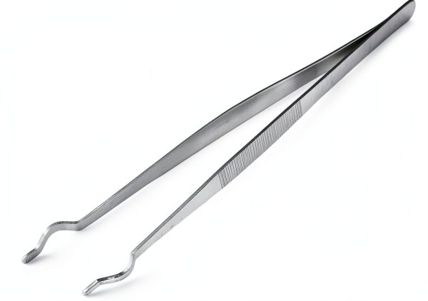 Stainless Steel Test Tube Tweezers NAMOARLY 30x2cm Silver 11.8in-0