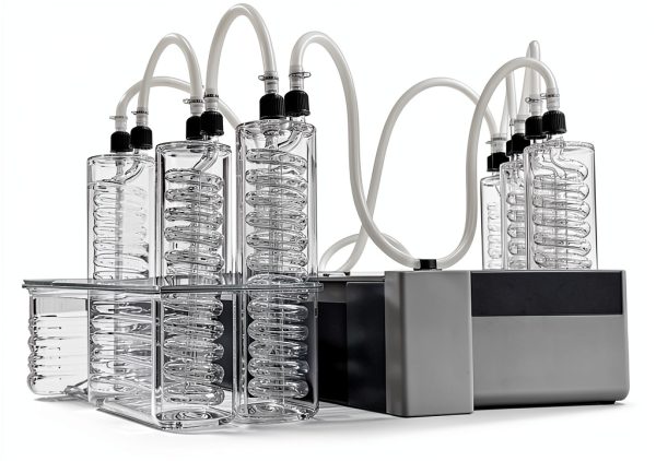 PATIKIL Plastic Tube Clamps, 5Pcs 3/8" - 5/8" Tube OD Adjustable Precise Flow Control Hose Clamp Clip for Laboratory Pinch Valve, White-5