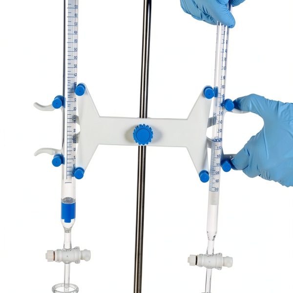 Aluminum Double Burette Clamp StonyLab Adjustable Butterfly Lab-7
