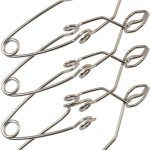 MEETOOT 4pcs Steel Wire Test Tube Clamp 145mm for 5-40mm Tubes-0