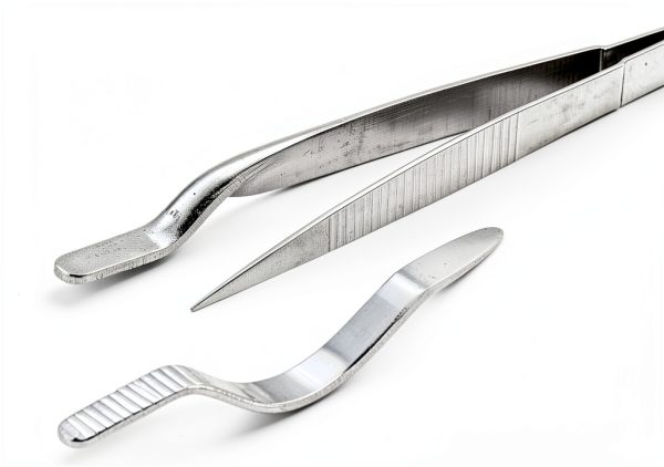 Stainless Steel Test Tube Tweezers NAMOARLY 30x2cm Silver 11.8in-6