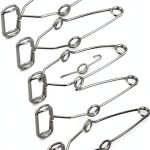 Spring Test Tube Holders Walfront Steel Clip Clamp 14.5cm 5-Piece Set-0